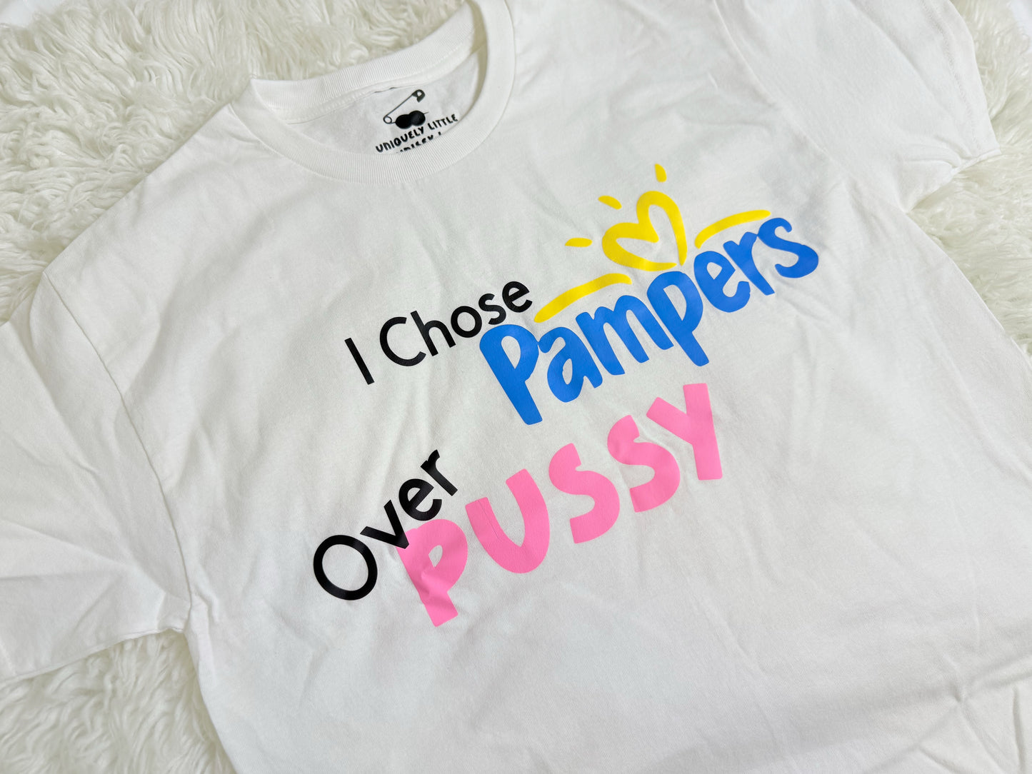 I chose pampers over P (unisex)