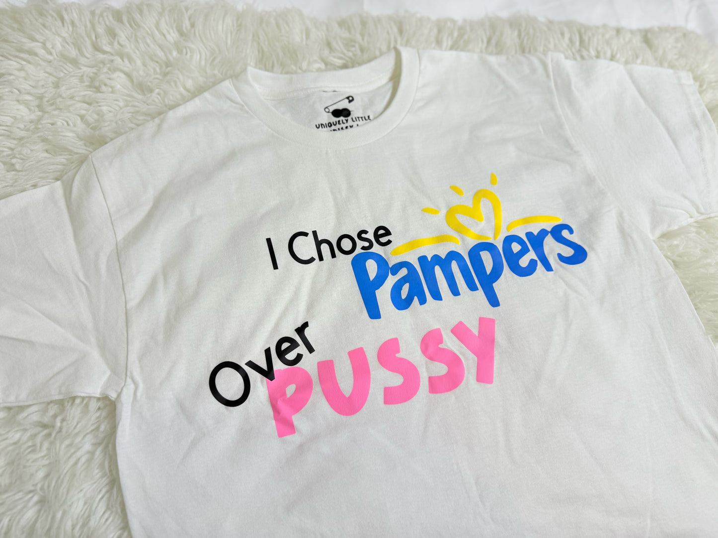 I chose pampers over P (unisex)