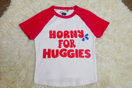 (XS/S) Horny For Huggies / Crop Top