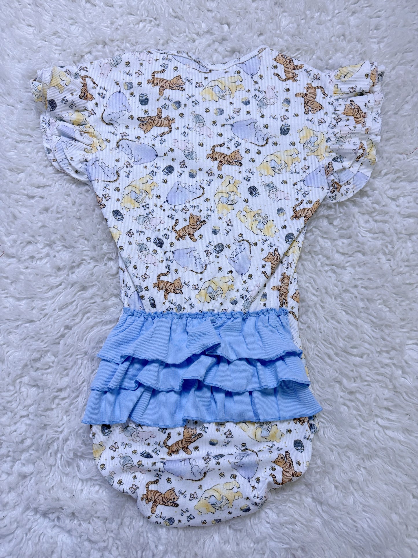 Acre woods ruffle bodysuit