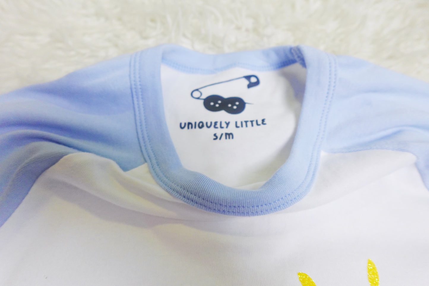 (S/M) Diaper Princess / Glitter Crop Top