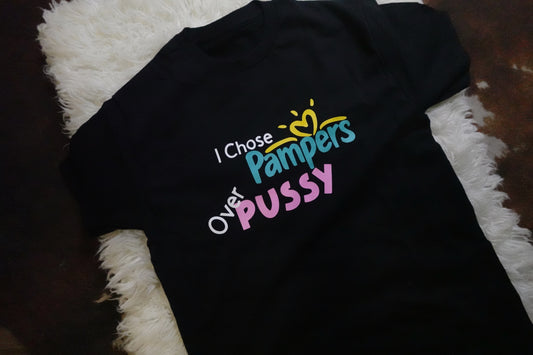 I chose pampers over P (black)