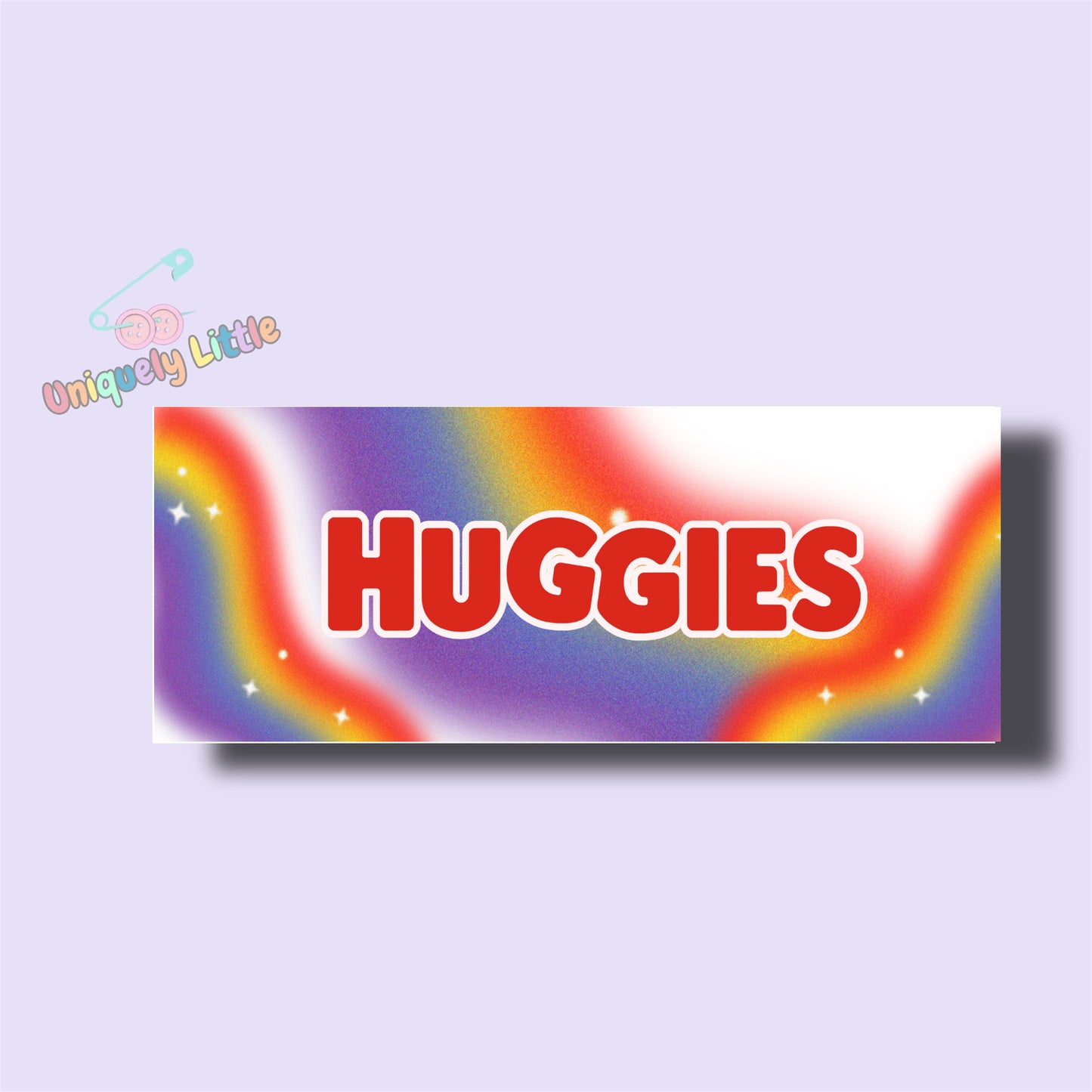 Rainbow Hugs | D Sticker