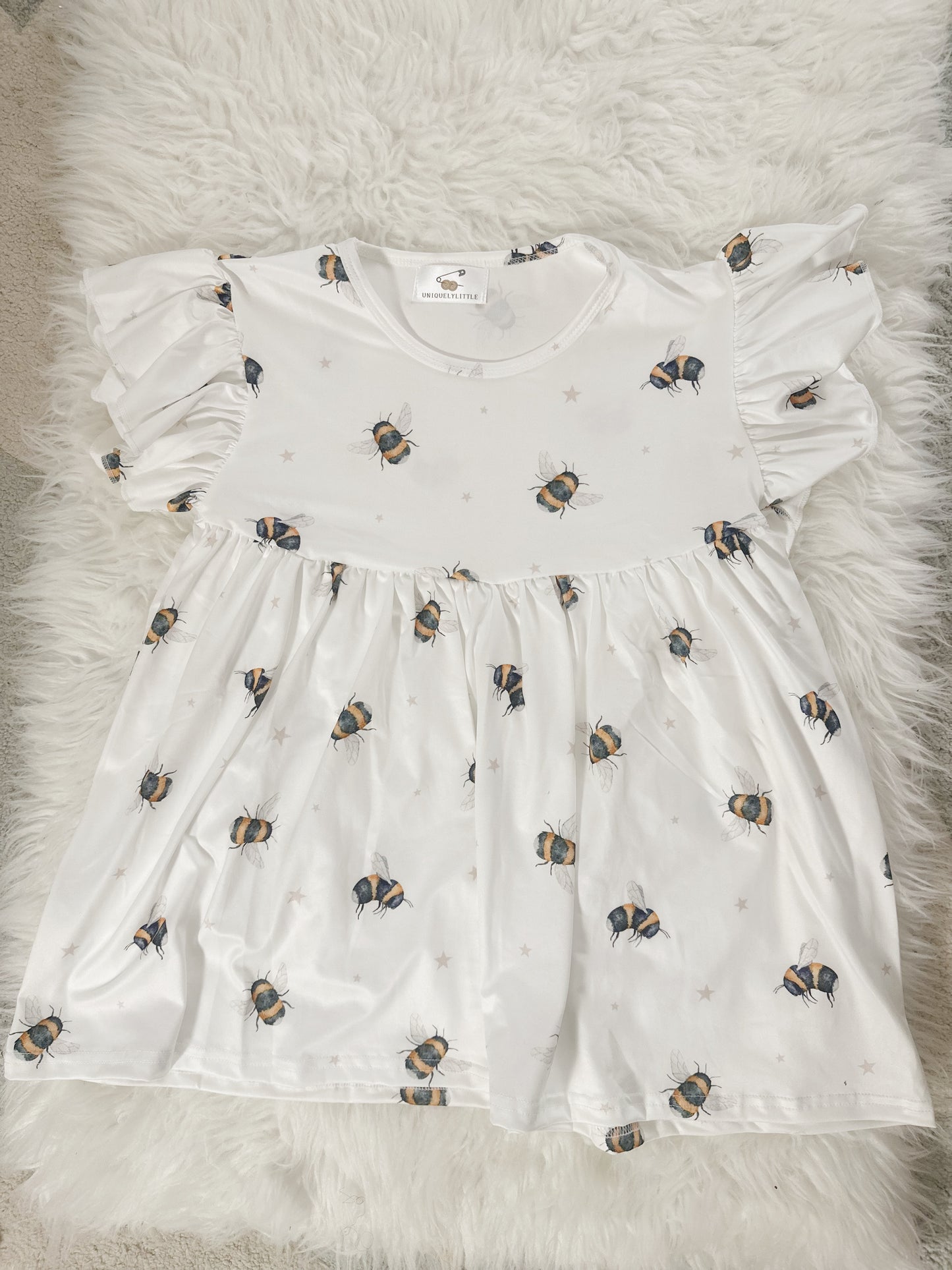 Buzzing Bees Baby Doll Top