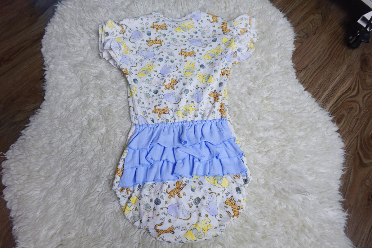 Acre woods ruffle bodysuit