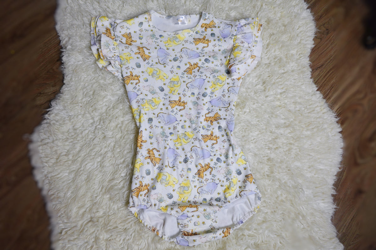 Acre woods ruffle bodysuit