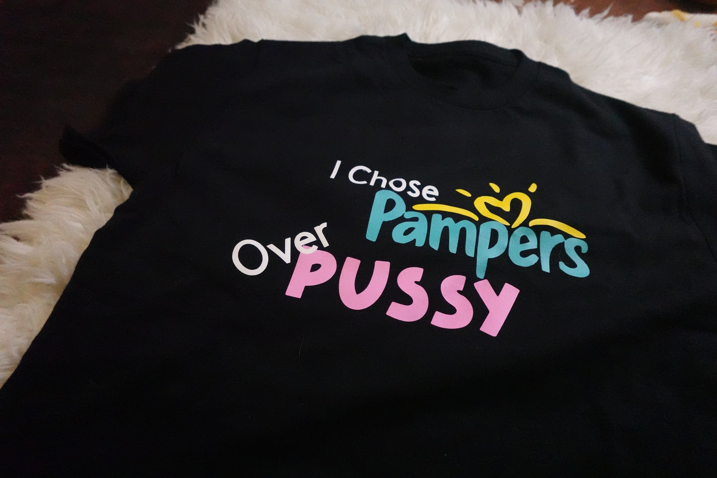 I chose pampers over P (black)