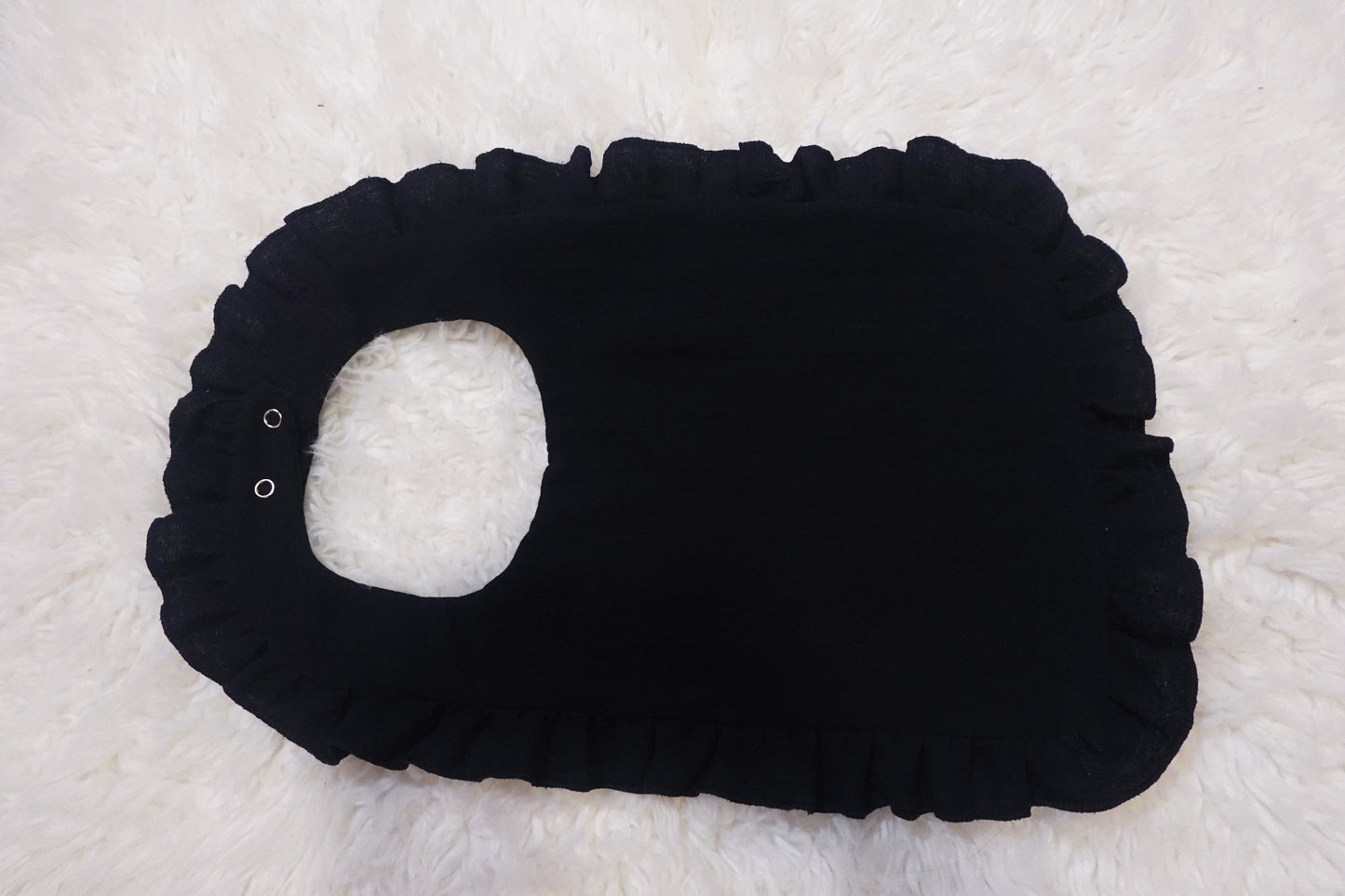 Black Night | Seersucker Cotton Bib