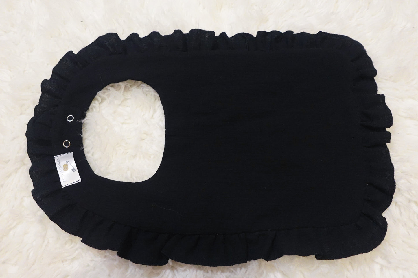 Black Night | Seersucker Cotton Bib