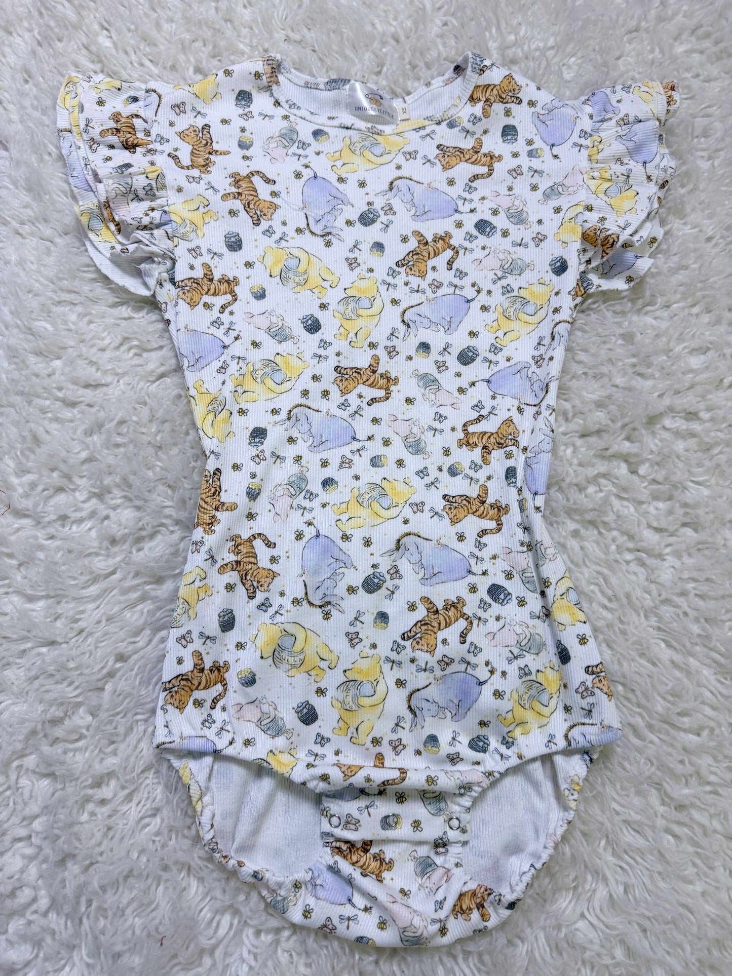 Acre woods ruffle bodysuit