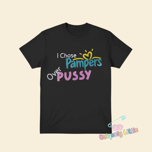 I chose pampers over P (black)